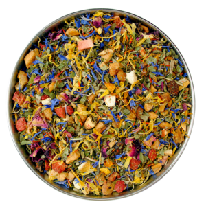 A peppermint herbal tea blend