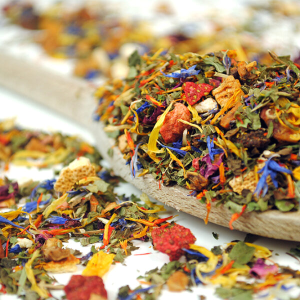 Rainbow Chaser Herbal Infusion by True Tea Company A peppermint herbal tea blend