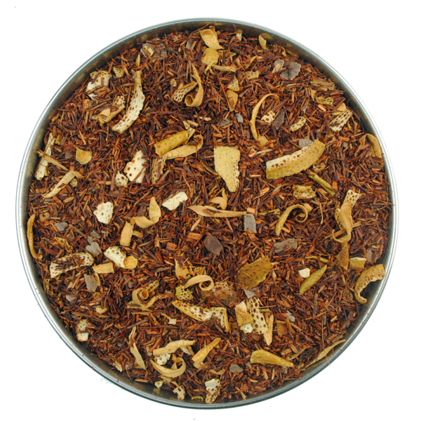 A rooibos tea with added chocolate and orange