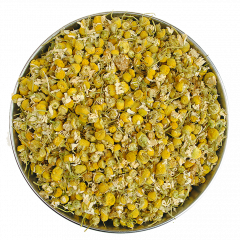 A herbal tea with chamomile