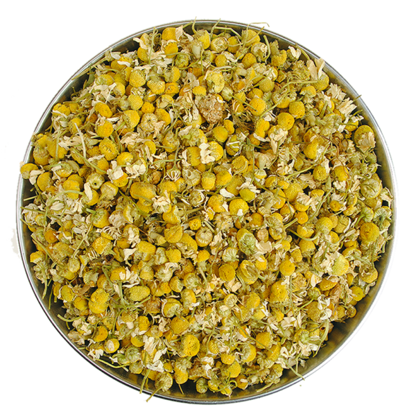 A herbal tea with chamomile