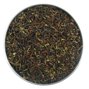 Aerial view of Darjeeling Earl Grey Black Tea by True Tea Company