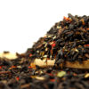 Black tea leaves with rum and cream flavouring.
