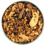 A fruit tea with spiced apple cider flavour. A very christmas smell and taste