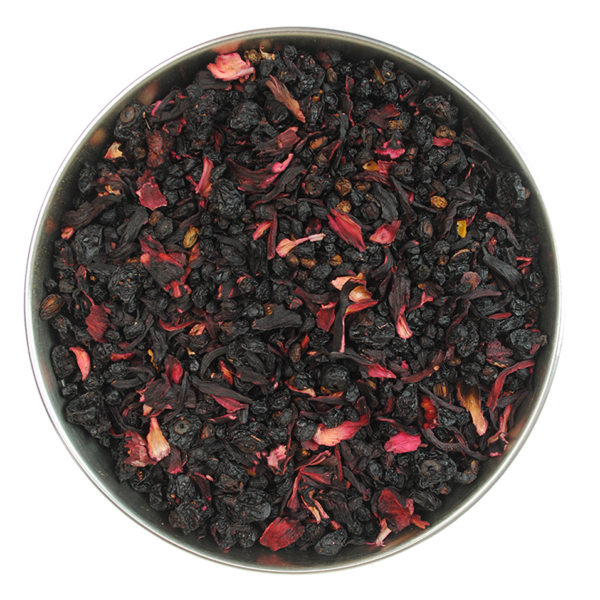 a fruit tea with vanilla and a rum flavour