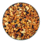 almond fruit tea which tastes like banoffee pie