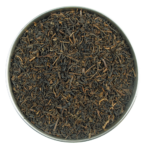 Aerial view of a decaffeinated assam black tea tgfop1