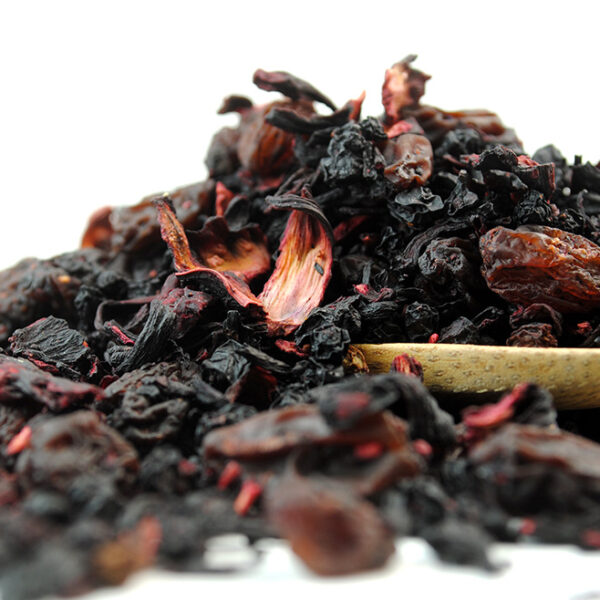 Berry Fruit Burst by True Tea Company A mix of elderberries, raspberries and blackberries create this delicious fruit tea.