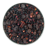 A mix of elderberries, raspberries and blackberries create this delicious fruit tea.