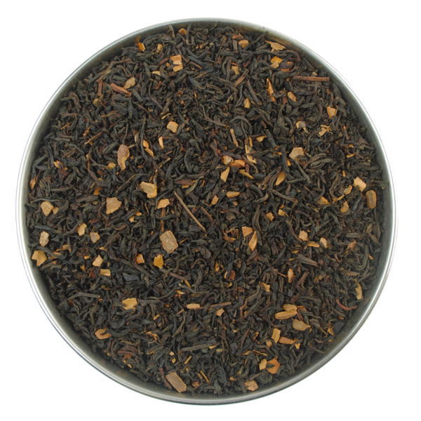 Aerial view of Cinnamon Black Tea by True Tea Company