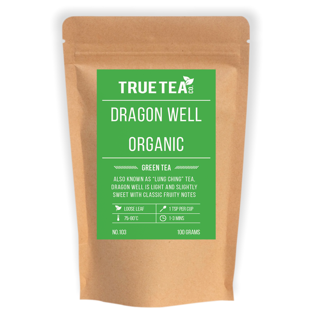 Dragon Well Organic Green Tea Loose Leaf Lung Ching True Tea Co.