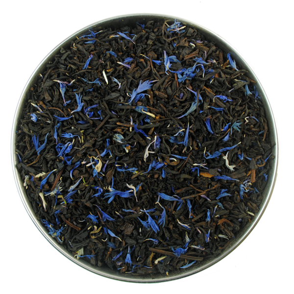 Aerial view of Earl Grey Blue Assam Black Tea