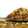 A rooibos tea with eucalyptus leaves and orange