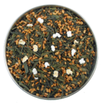 Aerial view of Japanese Genmaicha by True Tea Company