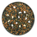 Aerial view of Japanese Genmaicha by True Tea Company