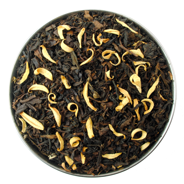 an oolong tea with real orange blossoms