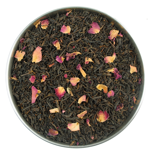 Aerial View Rose Black Tea by True Tea Company