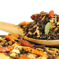 a black tea blend of healthy chai spices