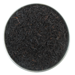 Aerial view of a vanilla black tea by true Tea Company