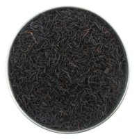Aerial view of a vanilla black tea by true Tea Company