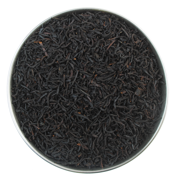 Aerial view of a vanilla black tea by true Tea Company