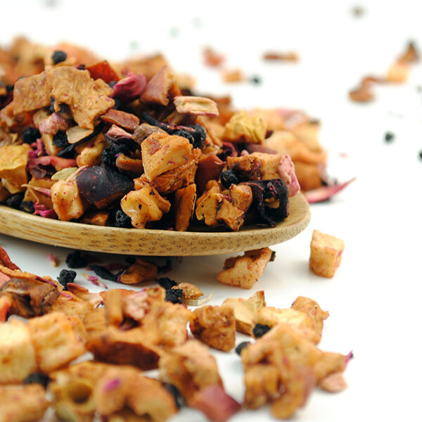 Crimson Rhubarb Fruit Tea by True Tea Company rhubarb fruit tea