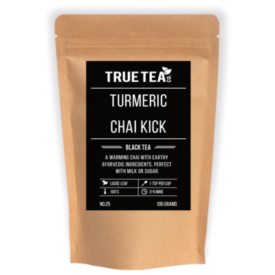 turmeric chai black tea by true tea co