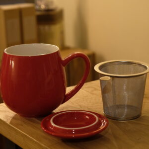 Porcelain Teacup and Infuser