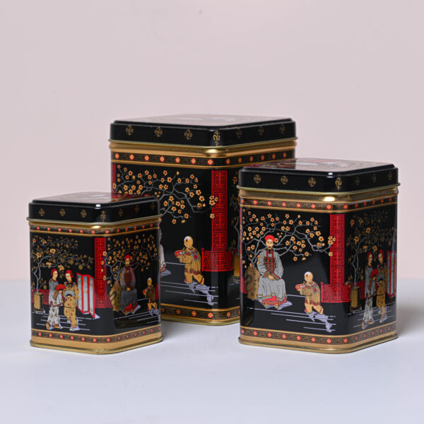 Decorative Chinese Loose Leaf Tea Caddy