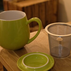 Porcelain Teacup and Infuser
