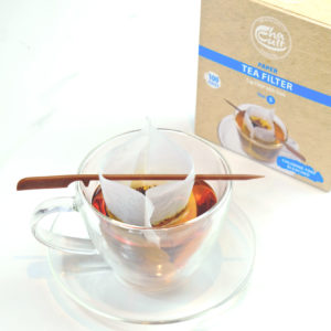 Paper Tea Filters with Stick – 100 Pieces