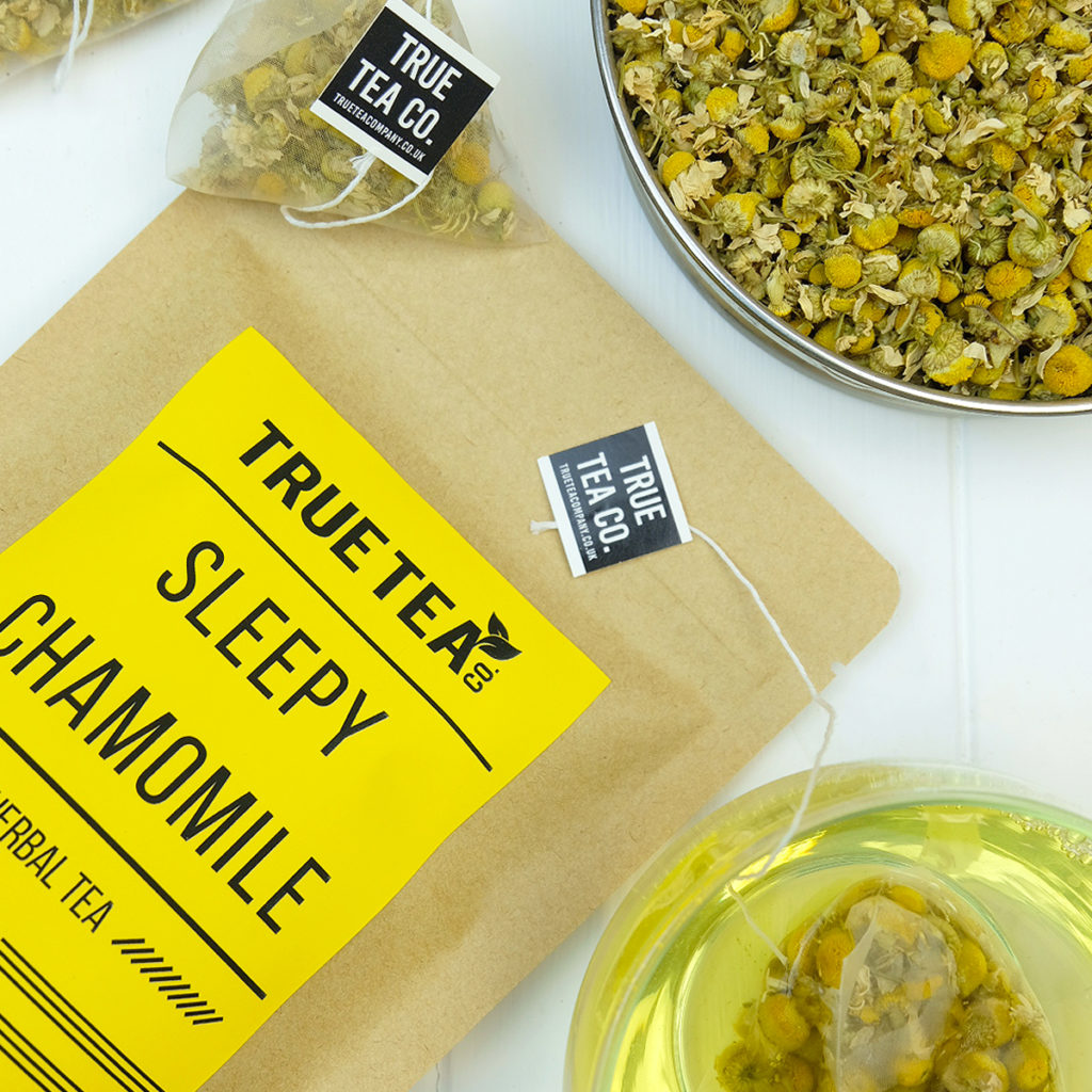 Sleepy Chamomile Blossoms Tea Bags Fruit Tea True Tea Co.