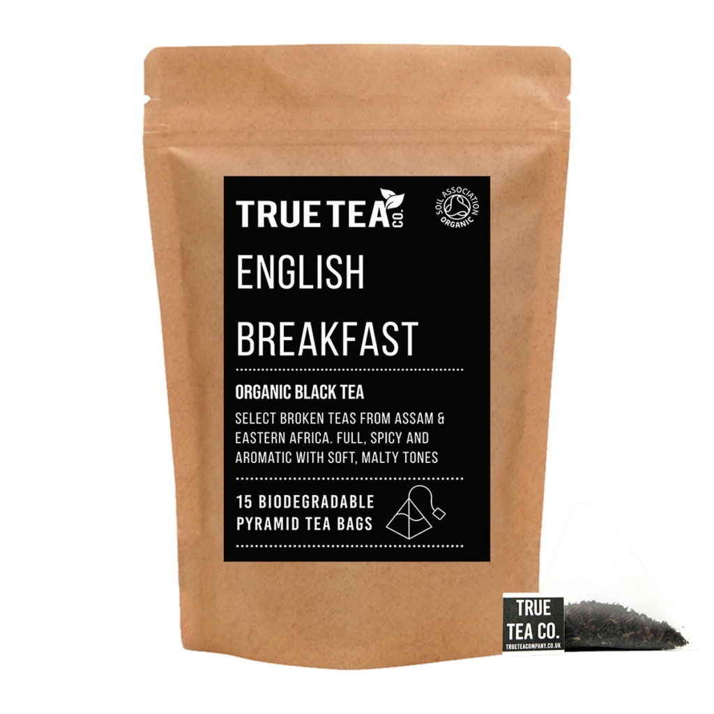 English Breakfast Pyramid Tea Bags (Plastic Free) True Tea Co. Harrogate