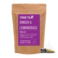 Ginger and Lemongrass Herbal Tea Bags