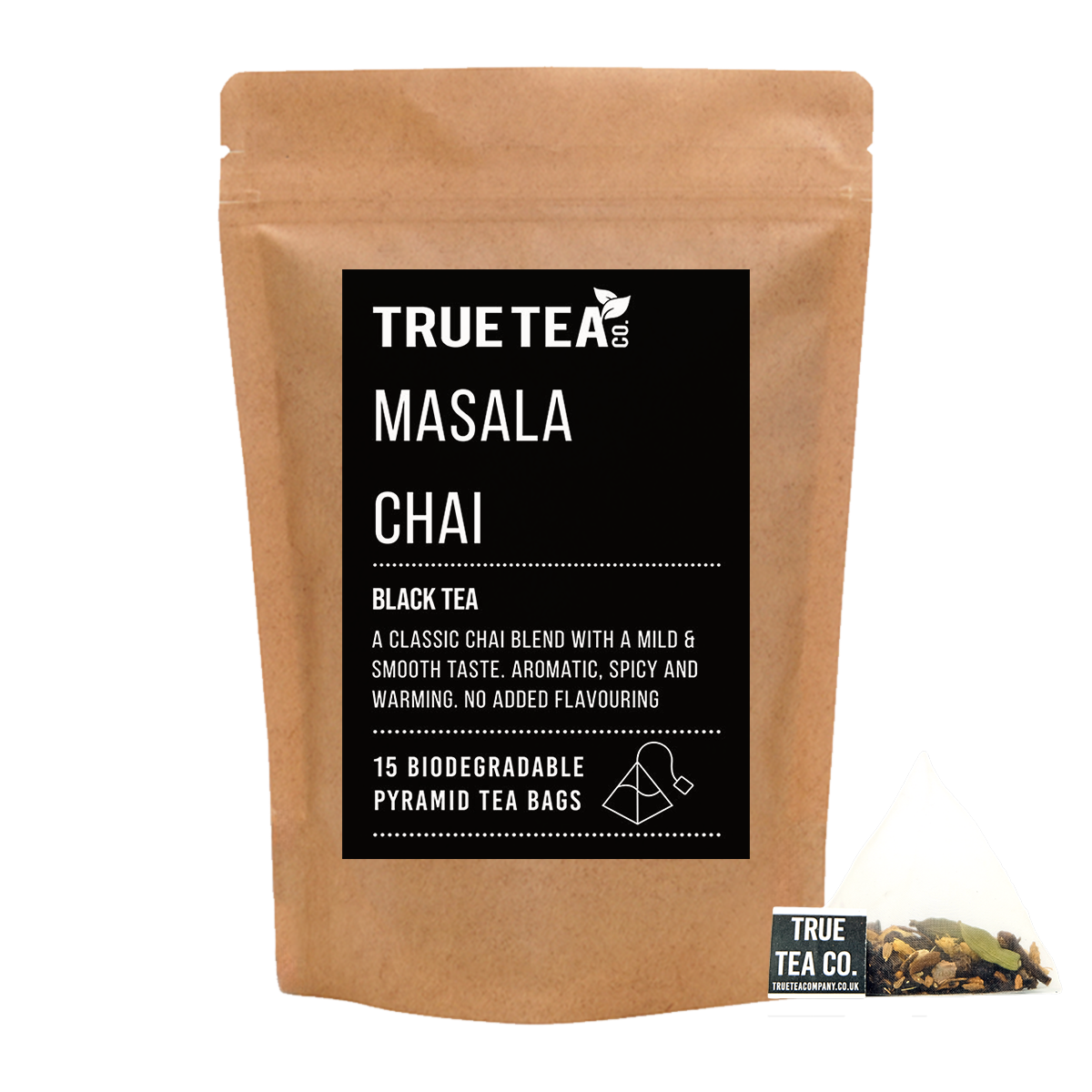 Masala Chai Pyramid Tea Bags Plastic Free True Tea Co 1477