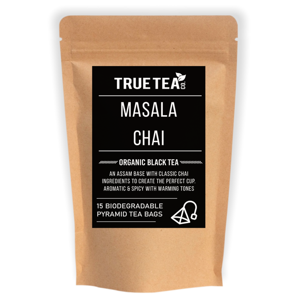 Masala Chai Organic Pyramid Tea Bags (Plastic Free) True Tea Co.