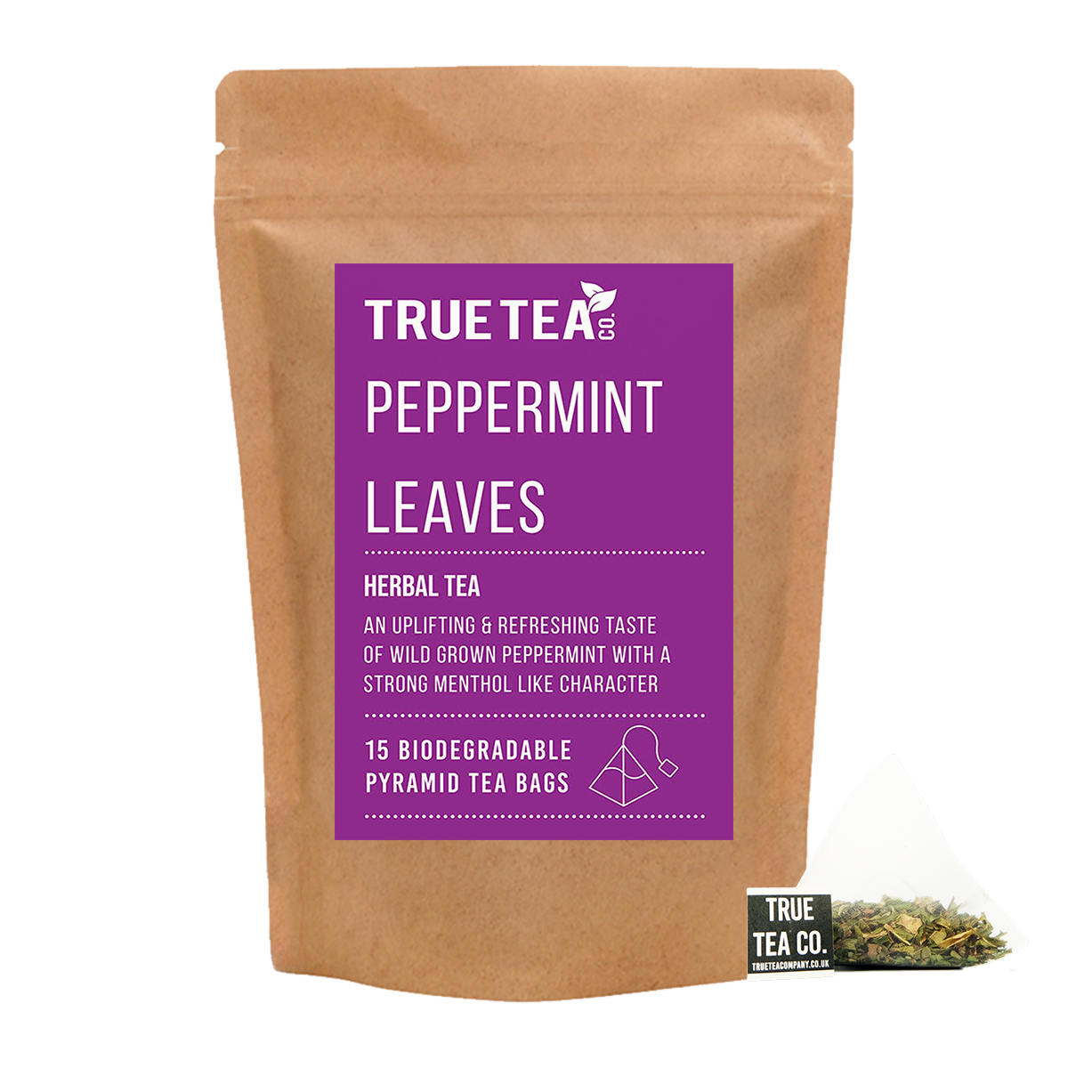 Peppermint Leaves Pyramid Tea Bags