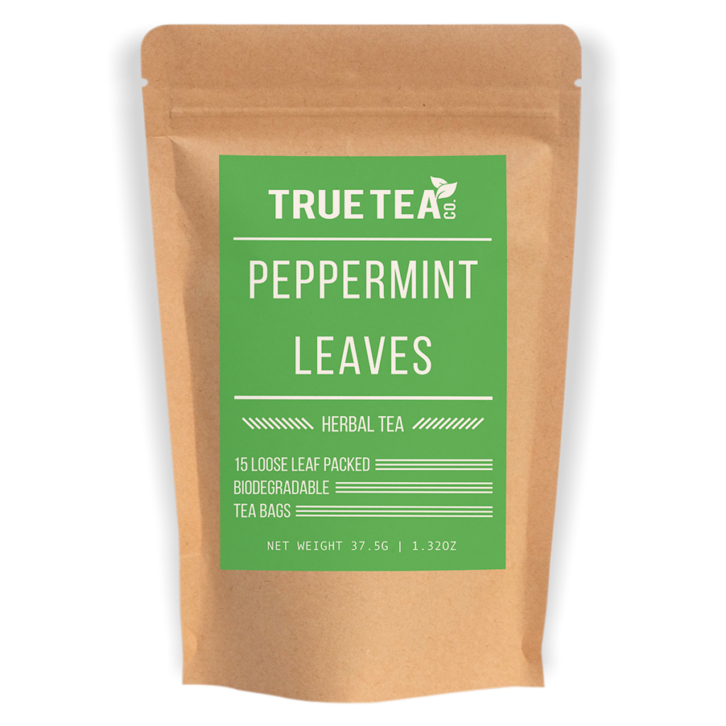 Authentic Peppermint Leaves Tea Bags Herbal Tea True Tea Co.