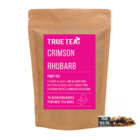 Crimson Rhubarb Fruit Pyramid Tea Bags