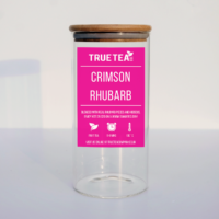 Crimson Rhubarb Tea Display Jar