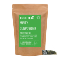 Minty Fresh Gunpowder Green Pyramid Tea Bags