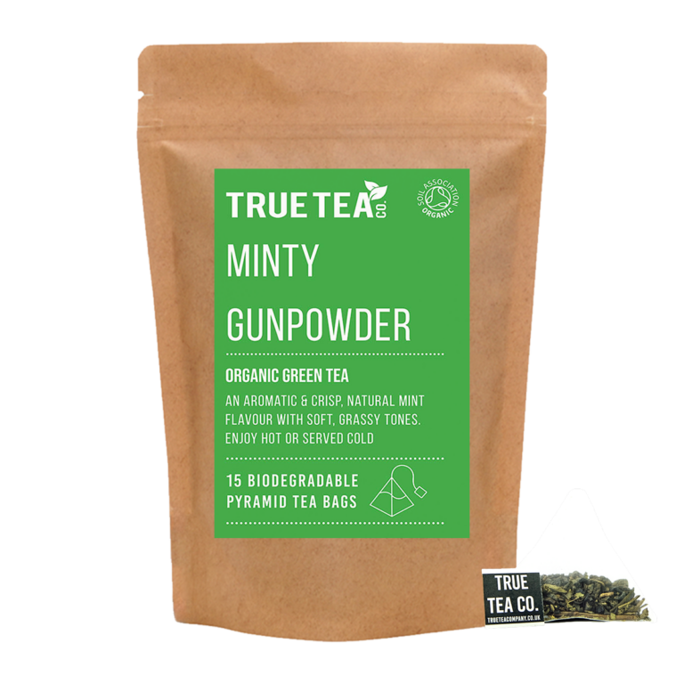 Minty Gunpowder Organic Green Tea Pyramid Tea Bags