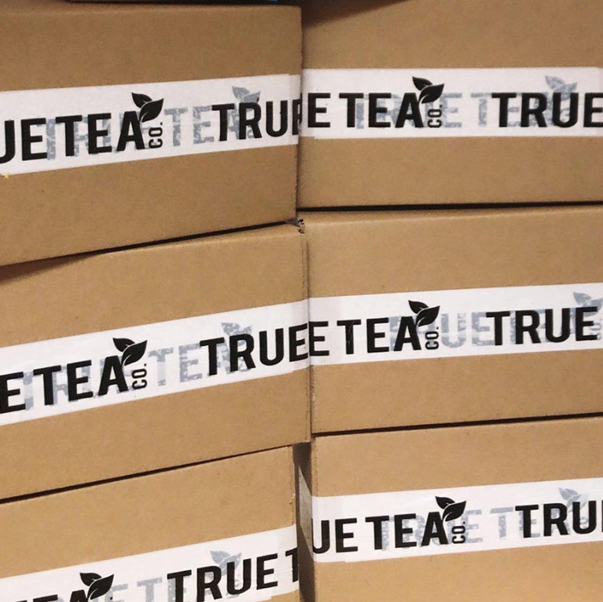 Our boxes had been packed with tea in our office in york for retail and trade customers