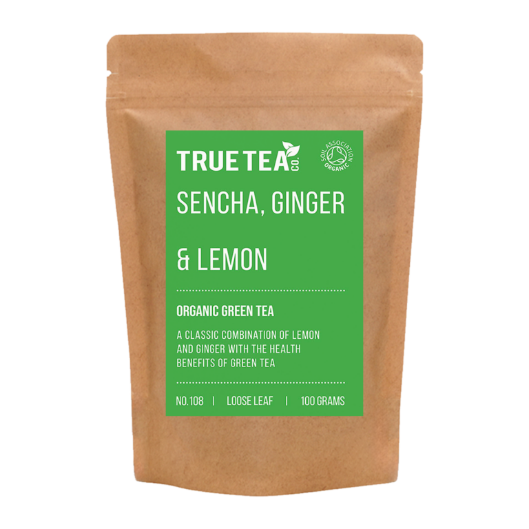 Sencha, Ginger and Lemon Organic Green Tea (No.108)