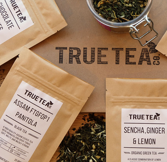 monthly loose tea subscription box with green tea tropical sundance. subscribe to find out more. 