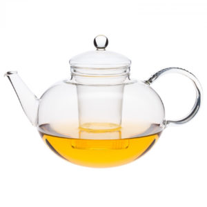 Clear Glass Teapot For Loose Leaf Tea (1.2 Litre)