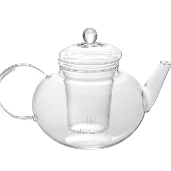 Clear Glass Teapot For Loose Leaf Tea (1.2 Litre)