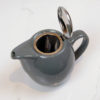 Grey Loose Teapot with Silver Infuser
