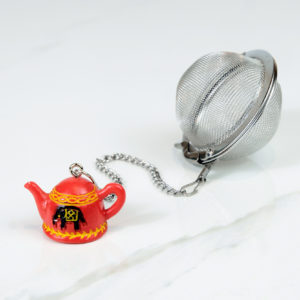 Red Teapot Tea Egg Infuser