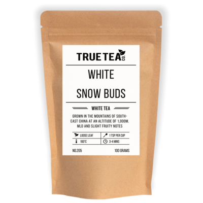 white snow buds chinese white tea
